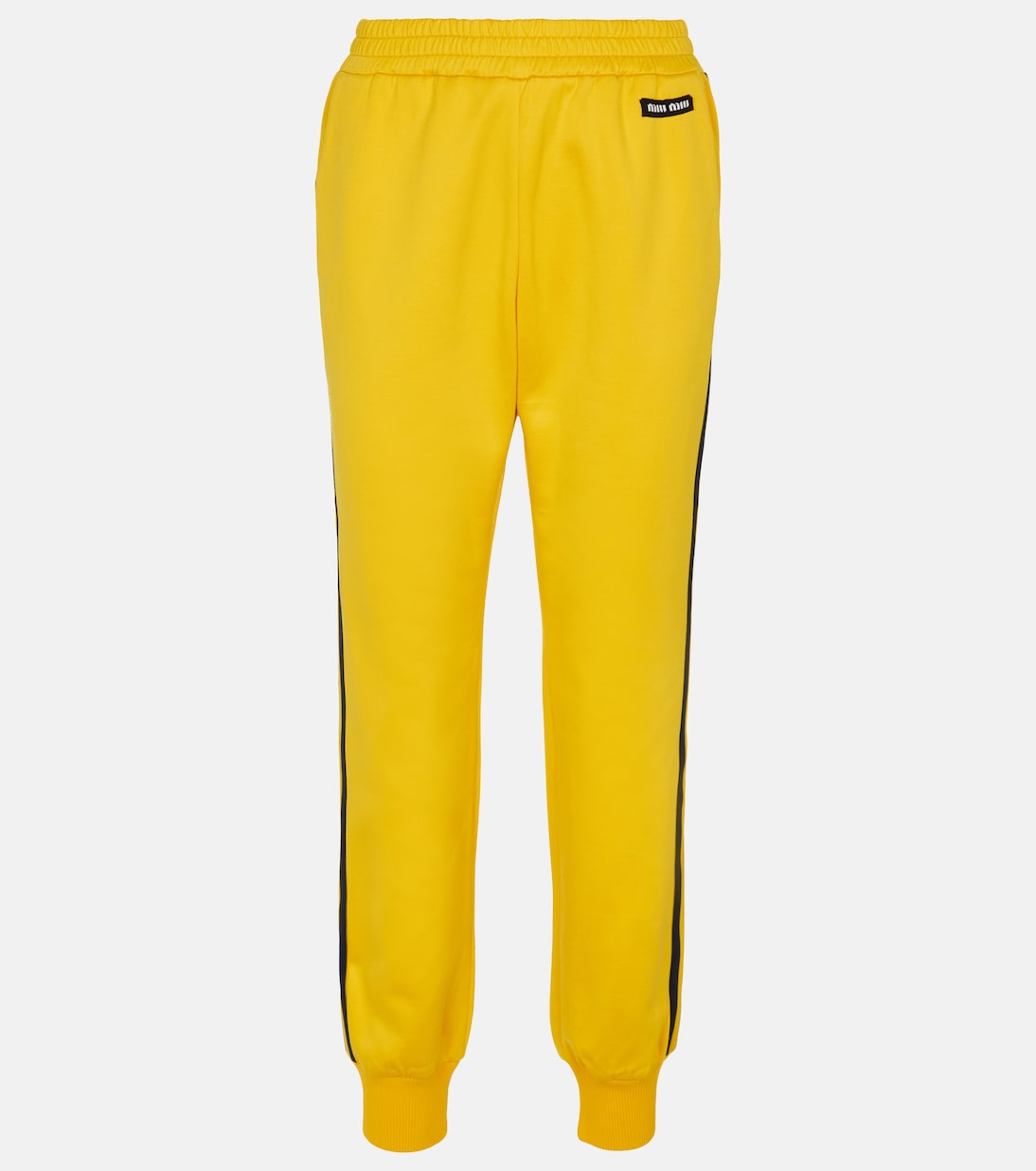 Технические джерси брюки для трейла Miu Miu, желтый
Технические джерси брюки для трейла Miu Miu, желтый