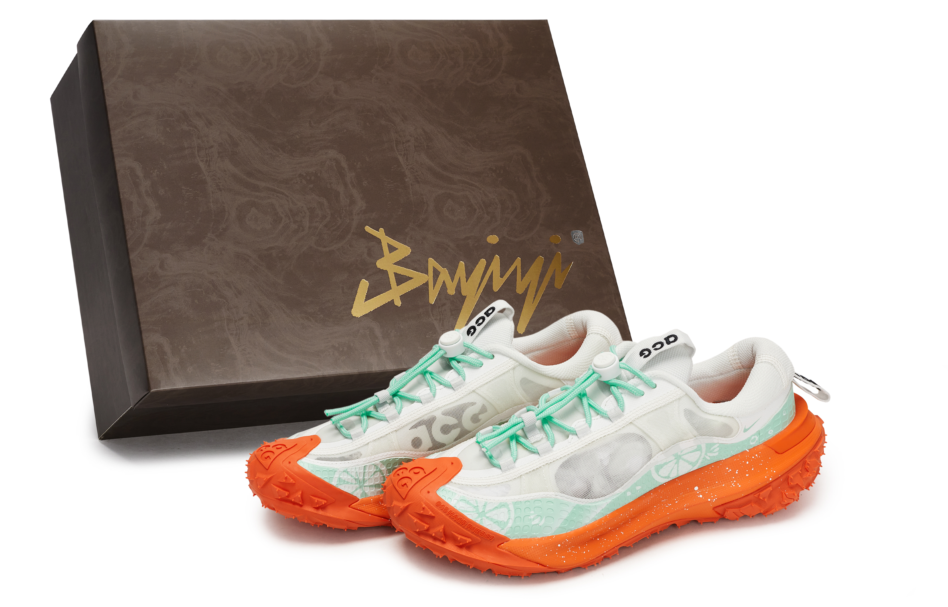 Nike Износостойкие низкие походные кроссовки ACG Mountain Fly 2 Orange Soda, мужские, белые, оранжево-голубые
Nike Износостойкие низкие походные кроссовки ACG Mountain Fly 2 Orange Soda, мужские, белые, оранжево-голубые