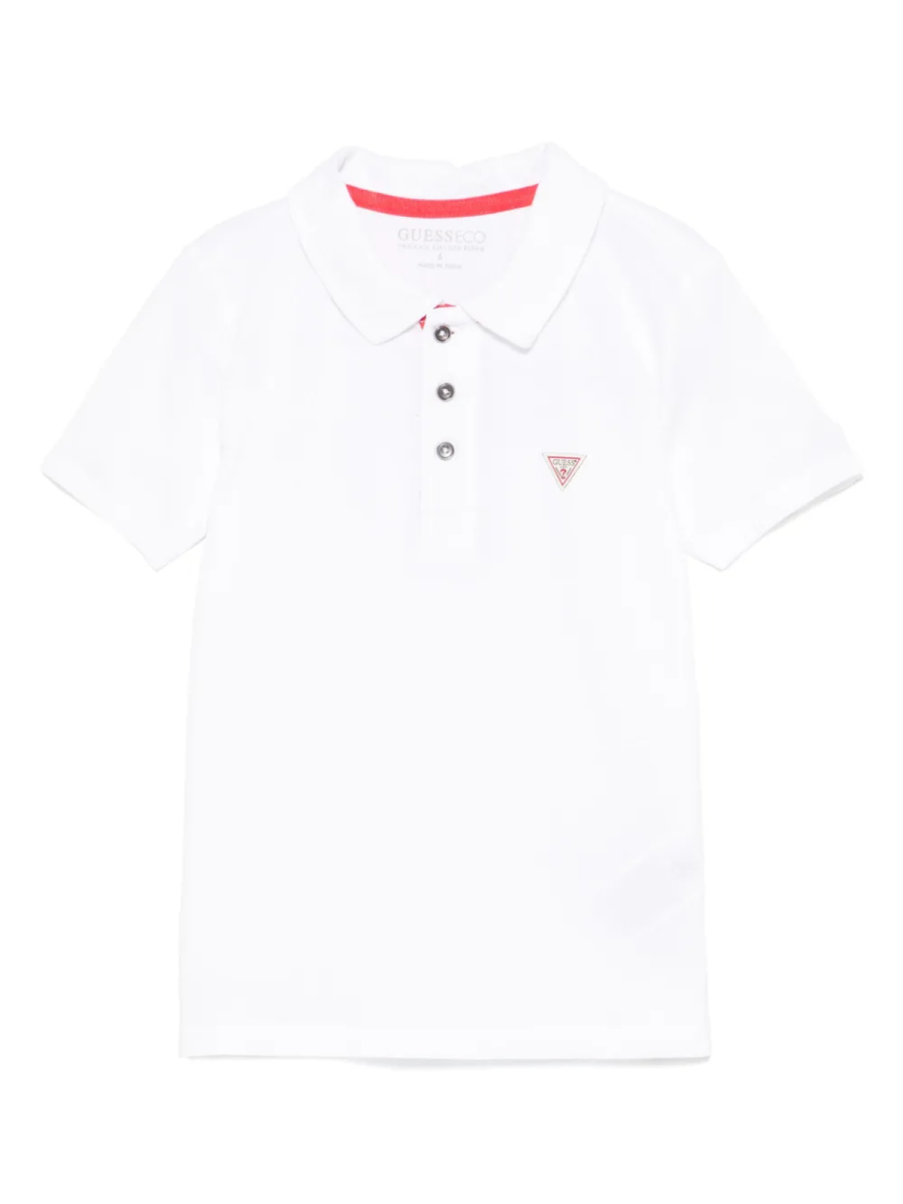 Футболка-поло с нашивкой-логотипом guess kids, белый
Футболка-поло с нашивкой-логотипом guess kids, белый