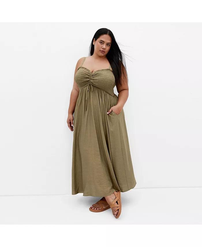 Платье макси Plus Size Maui CITY CHIC, коричневый/бежевый
Платье макси Plus Size Maui CITY CHIC, коричневый/бежевый