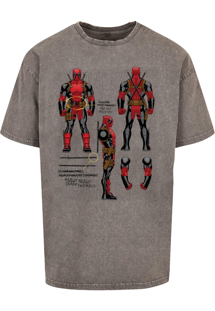 Классическая футболка ABSOLUTE CULT Shirt Deadpool - Action Figure Plans, цвет grey/taupe
Классическая футболка ABSOLUTE CULT Shirt Deadpool - Action Figure Plans, цвет grey/taupe