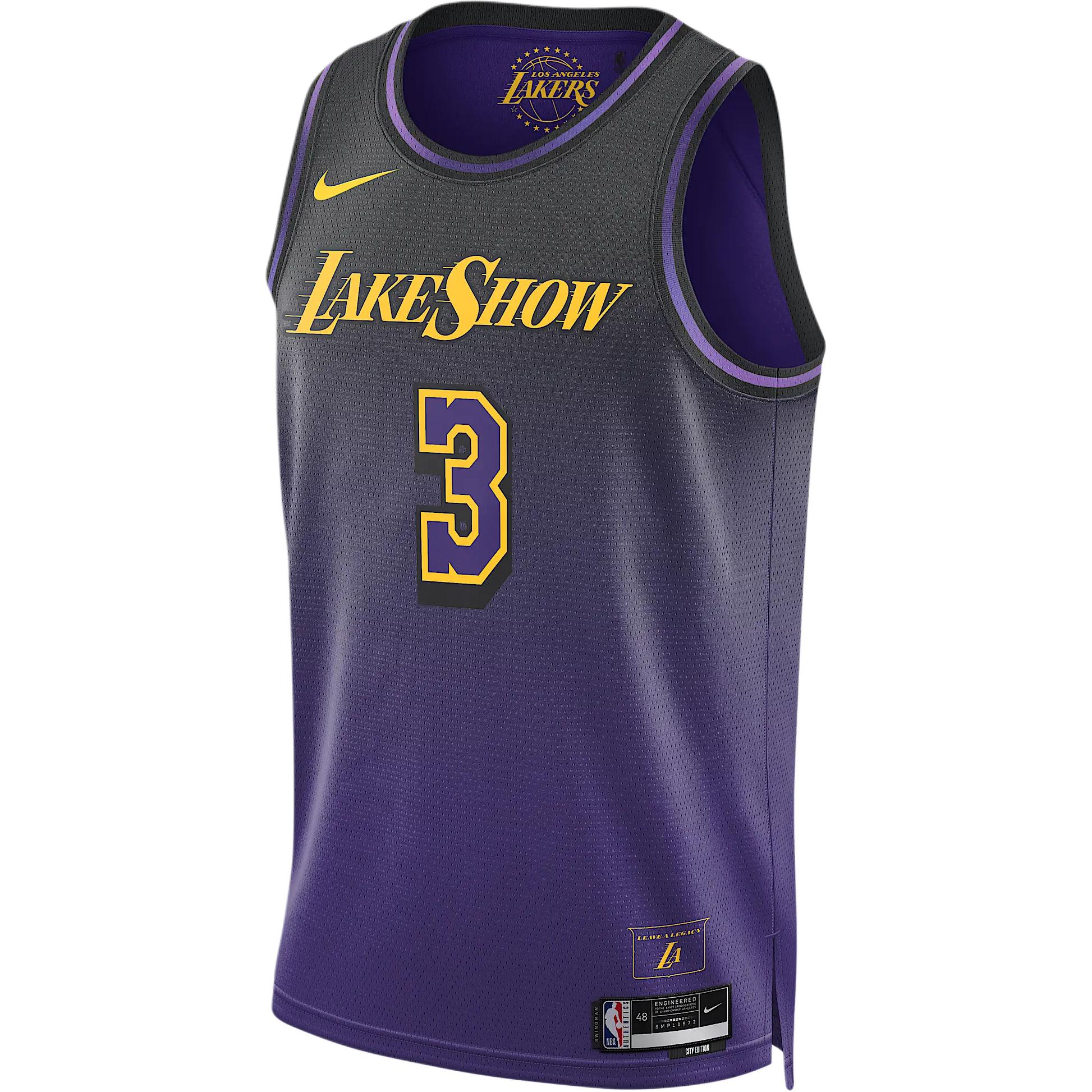 Футболка Anthony Davis Los Angeles Lakers 2024/25 City Edition мужская Dri-FIT NBA Swingman Nike, фиолетовый
Футболка Anthony Davis Los Angeles Lakers 2024/25 City Edition мужская Dri-FIT NBA Swingman Nike, фиолетовый