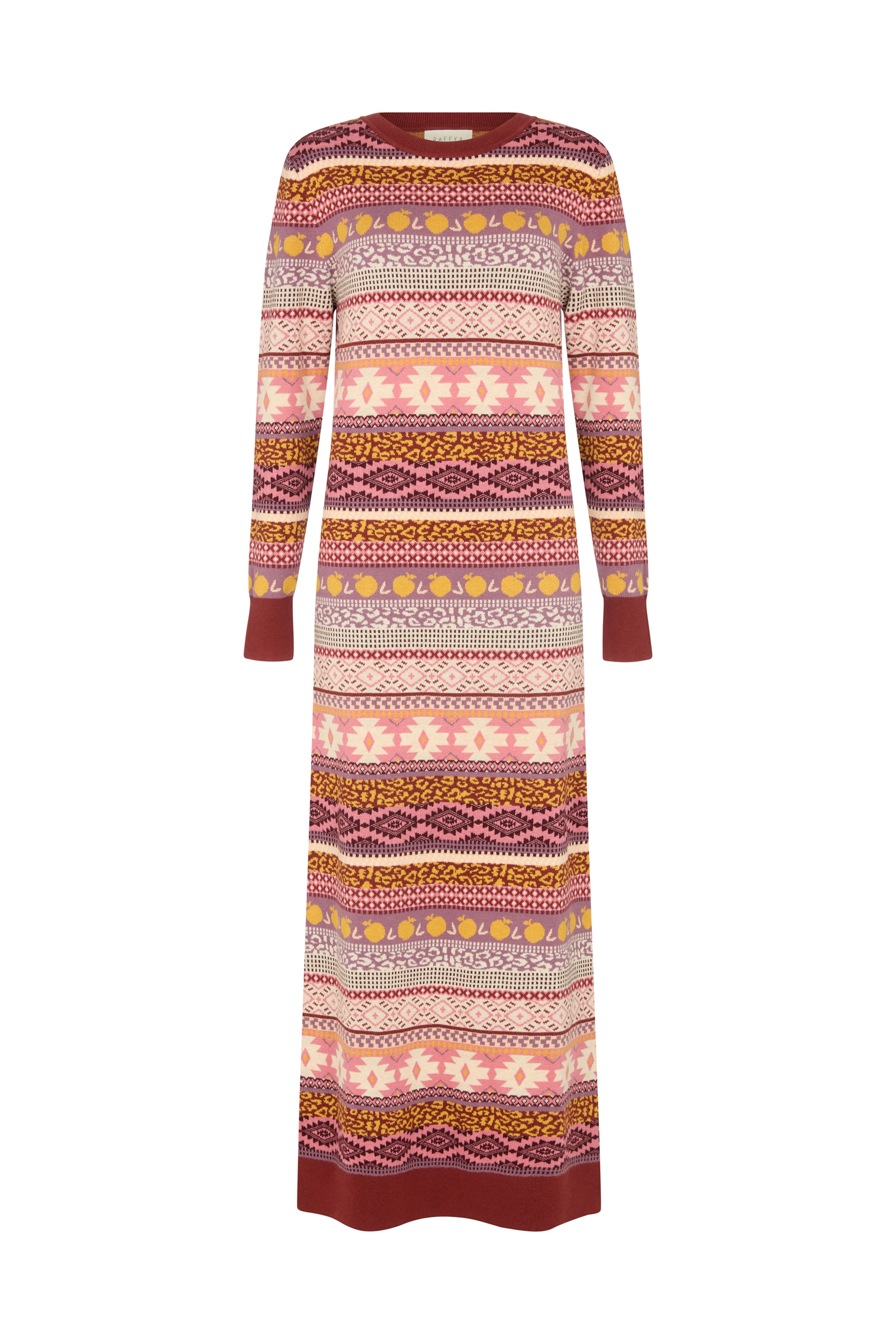 RAFFYA Вязаное платье 'Elvis' в темно-красном цвете
RAFFYA Вязаное платье 'Elvis' в темно-красном цвете