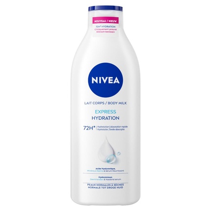 Body Lotion Express - Быстро впитывающийся увлажняющий крем Nivea
Body Lotion Express - Быстро впитывающийся увлажняющий крем Nivea