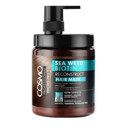 Маска для волос Sea Weed Biotin Reconstruct 1000ml
Маска для волос Sea Weed Biotin Reconstruct 1000ml