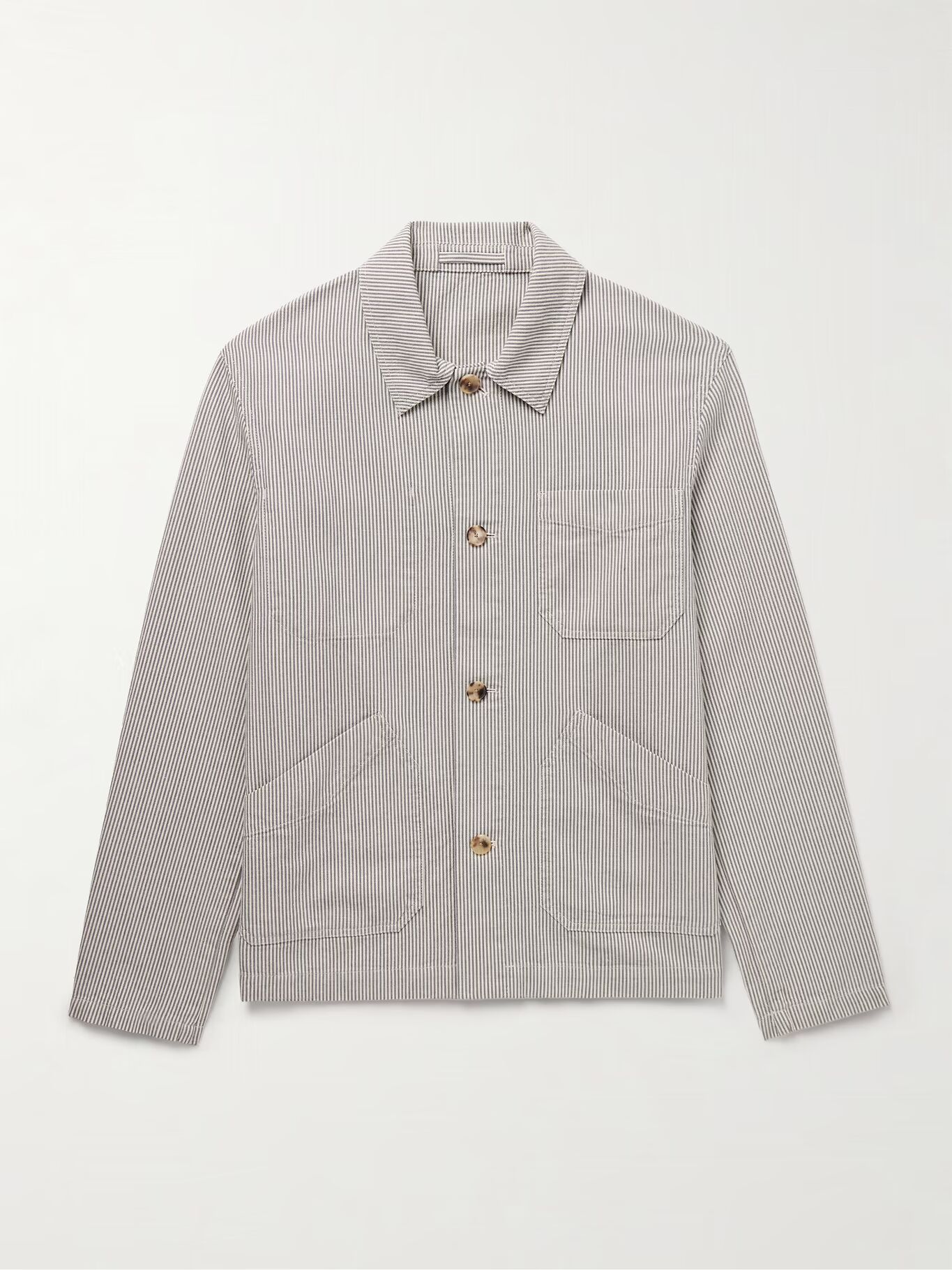 Полосатая куртка из органического хлопка для повседневных дел MR P., серый
Полосатая куртка из органического хлопка для повседневных дел MR P., серый