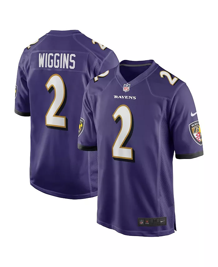 Мужская игровая футболка Nate Wiggins в фиолетовом цвете Baltimore Ravens Nike
Мужская игровая футболка Nate Wiggins в фиолетовом цвете Baltimore Ravens Nike