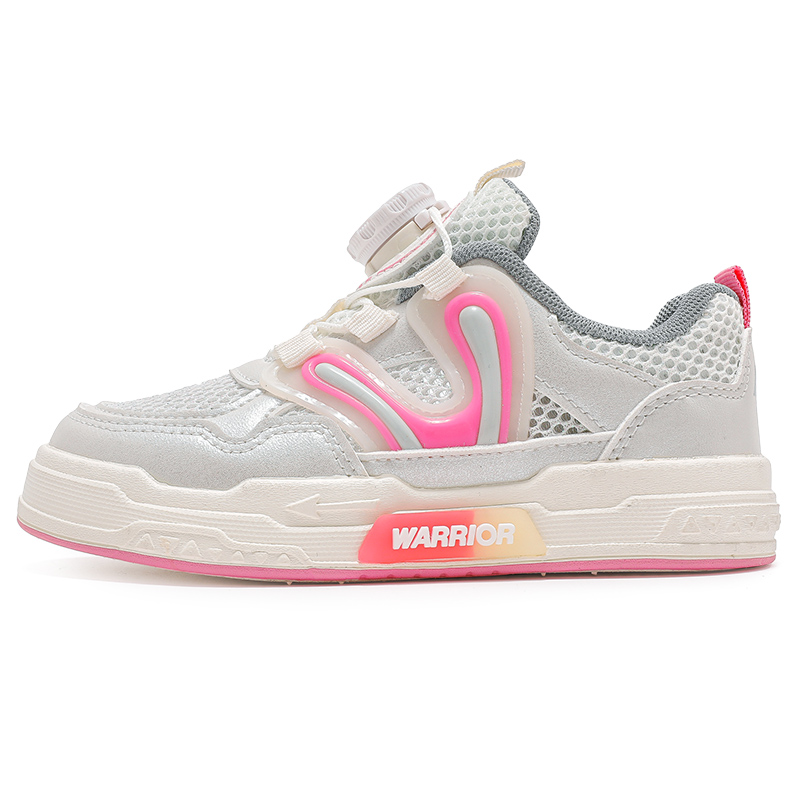 Дышащие низкие детские кроссовки для скейтбординга WARRIOR, бежевый/розовый/красный
Дышащие низкие детские кроссовки для скейтбординга WARRIOR, бежевый/розовый/красный