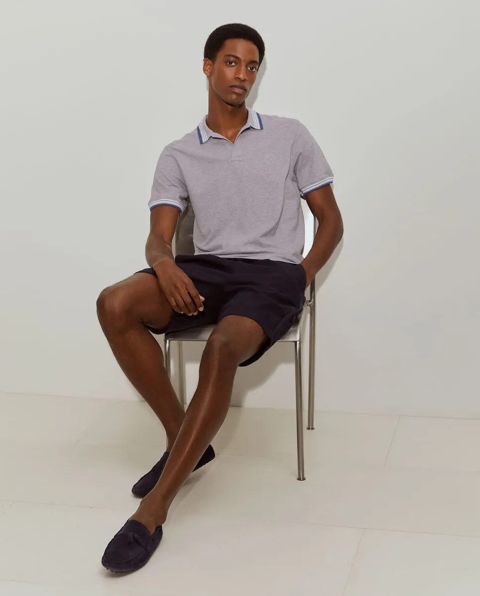 Мужская поло из пике обычного кроя в полоску Lion Of Porches, светло-серый
Мужская поло из пике обычного кроя в полоску Lion Of Porches, светло-серый