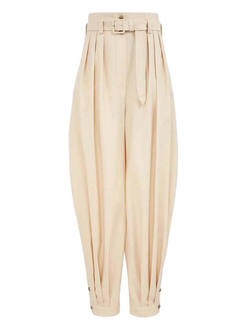 Брюки с поясом и складками Zimmermann, бежевый
Брюки с поясом и складками Zimmermann, бежевый