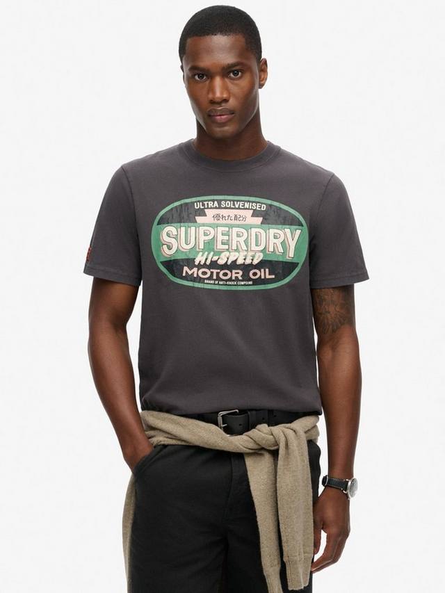 Футболка с бензиновым графическим рисунком для спецодежды Superdry, цвет Blackboard
Футболка с бензиновым графическим рисунком для спецодежды Superdry, цвет Blackboard