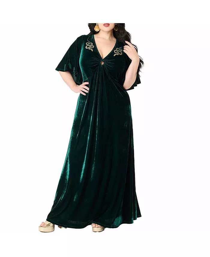 Платье макси с вырезами больших размеров Smak Parlour, зеленый
Платье макси с вырезами больших размеров Smak Parlour, зеленый