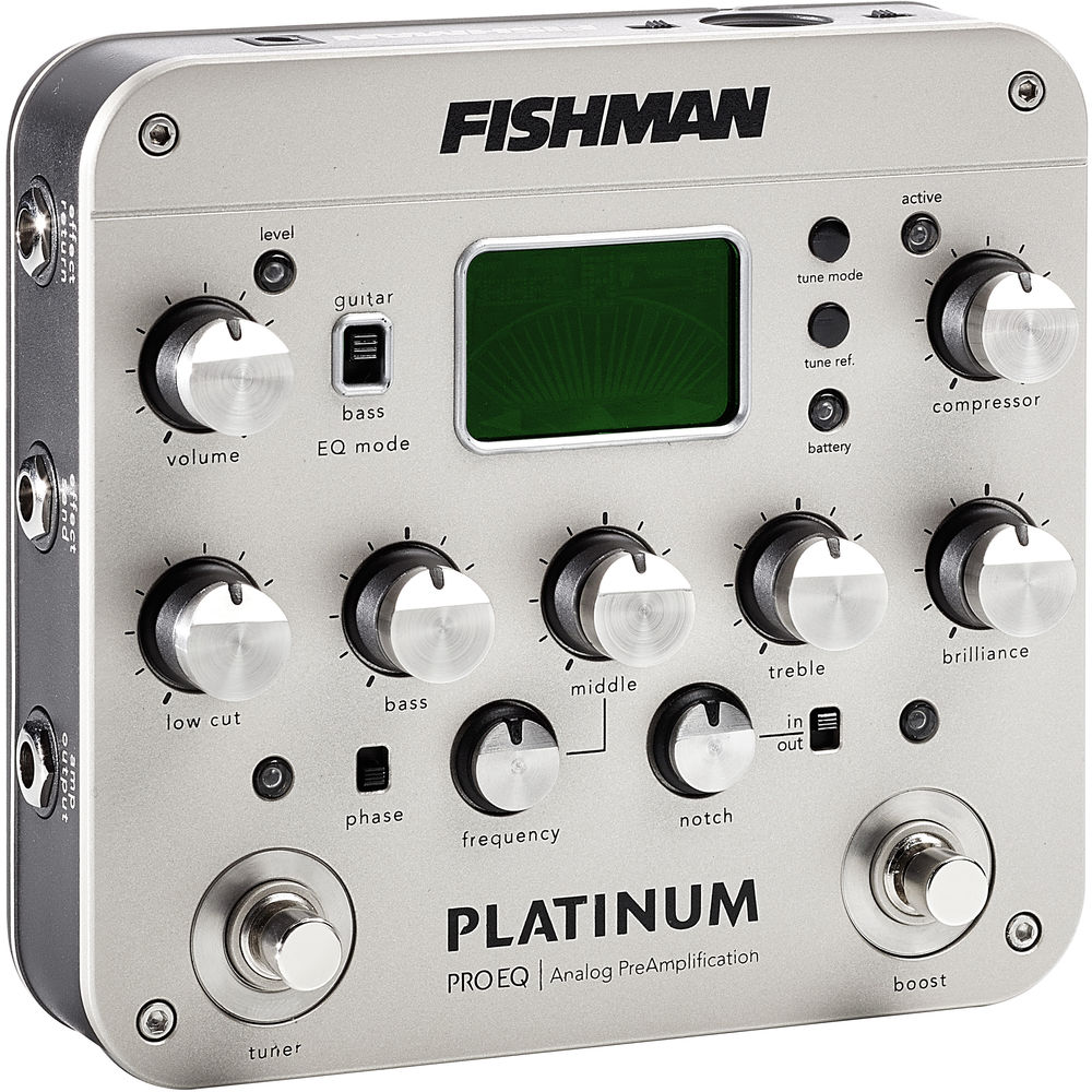 Директ-бокс Fishman Platinum Pro EQ Analog Preamp and DI PRO-PLT-201
Директ-бокс Fishman Platinum Pro EQ Analog Preamp and DI PRO-PLT-201