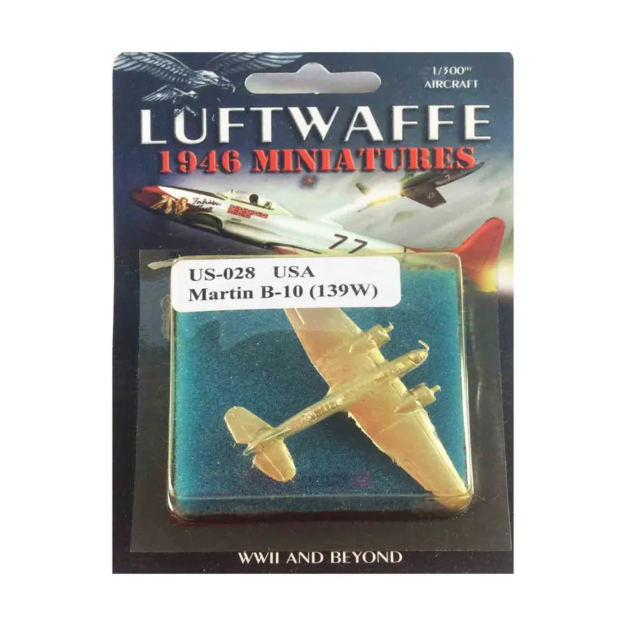 Мартин B10 (139 Вт), Luftwaffe 1946 Miniatures - United States (1:300)
Мартин B10 (139 Вт), Luftwaffe 1946 Miniatures - United States (1:300)