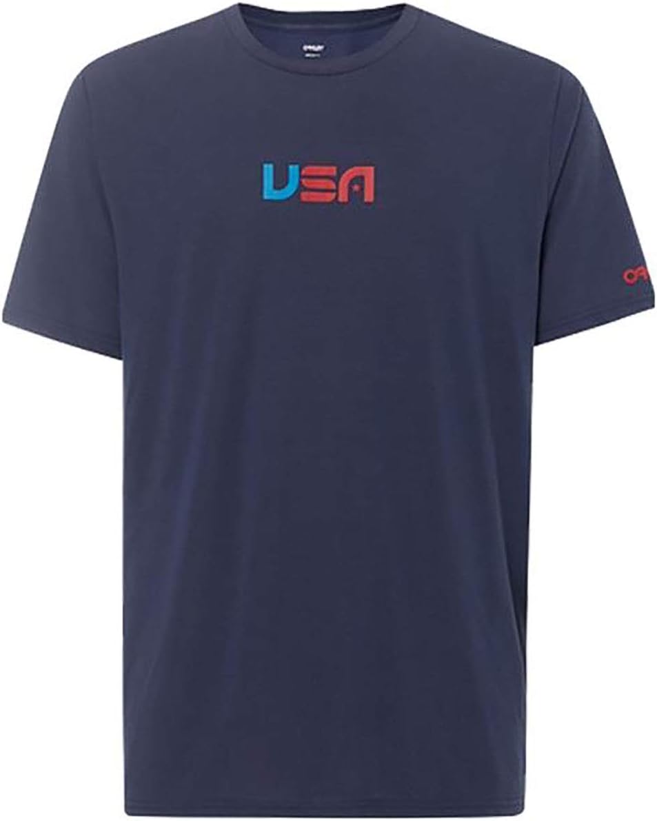 Футболка Oakley 457549 USA, мужская, синий
Футболка Oakley 457549 USA, мужская, синий