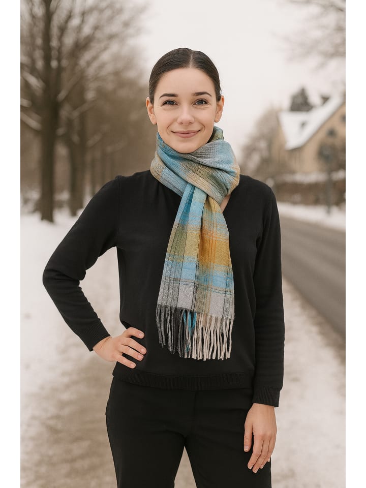 Зимний шарф Манчестер бирюзового цвета collezione alessandro
Зимний шарф Манчестер бирюзового цвета collezione alessandro