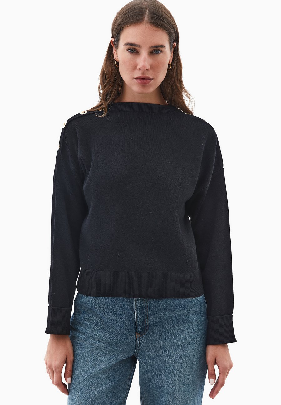 Джемпер OXXO BUTTON DETAIL, Black
Джемпер OXXO BUTTON DETAIL, Black