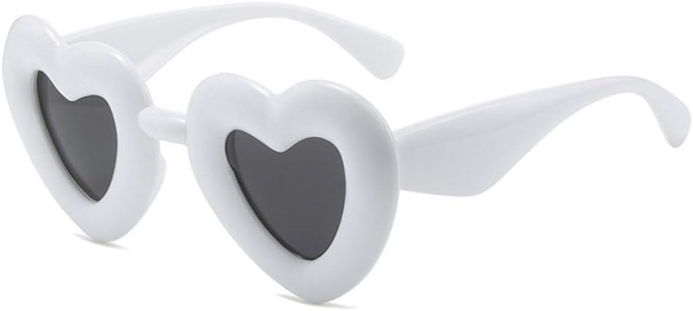 Модные солнцезащитные очки в форме сердца для женщин, защита от УФ-излучения UV400, ретро-стиль, конфетные цвета; уникальные солнцезащитные очки «кошачий глаз» для мужчин HHZZYVY, White Gray
Модные солнцезащитные очки в форме сердца для женщин, защита от УФ-излучения UV400, ретро-стиль, конфетные цвета; уникальные солнцезащитные очки «кошачий глаз» для мужчин HHZZYVY, White Gray