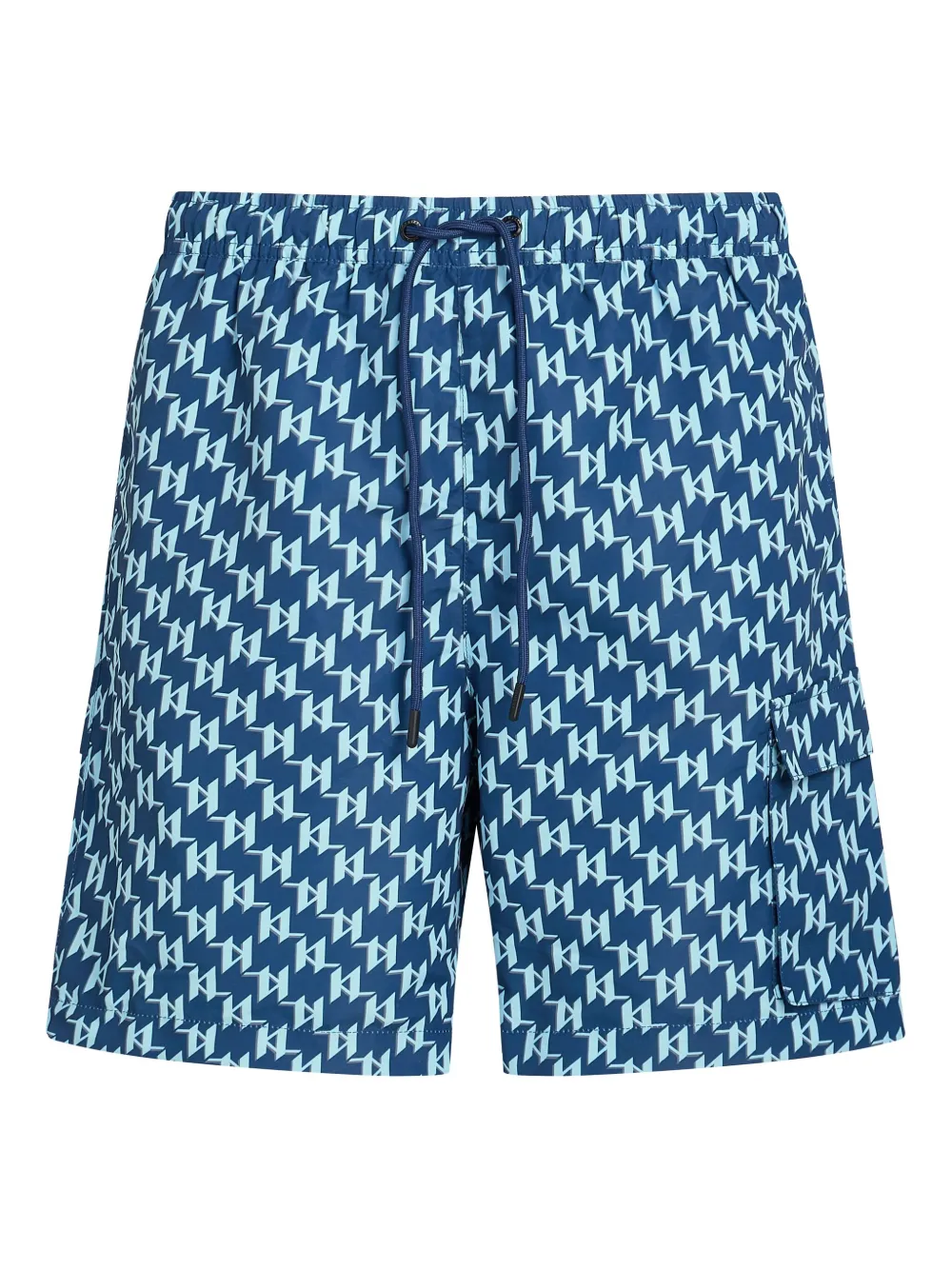 Плавки-шорты с монограммой KARL LAGERFELD, синий
Плавки-шорты с монограммой KARL LAGERFELD, синий
