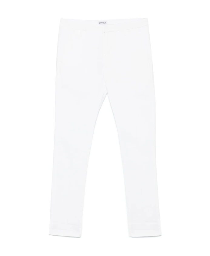 Белые брюки с застежкой на кнопках спереди. Dondup, белый
Белые брюки с застежкой на кнопках спереди. Dondup, белый