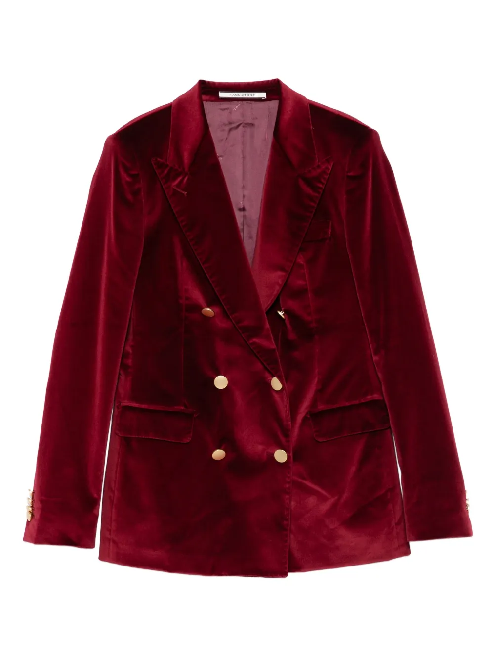 Бархатный двубортный пиджак TAGLIATORE, красный
Бархатный двубортный пиджак TAGLIATORE, красный