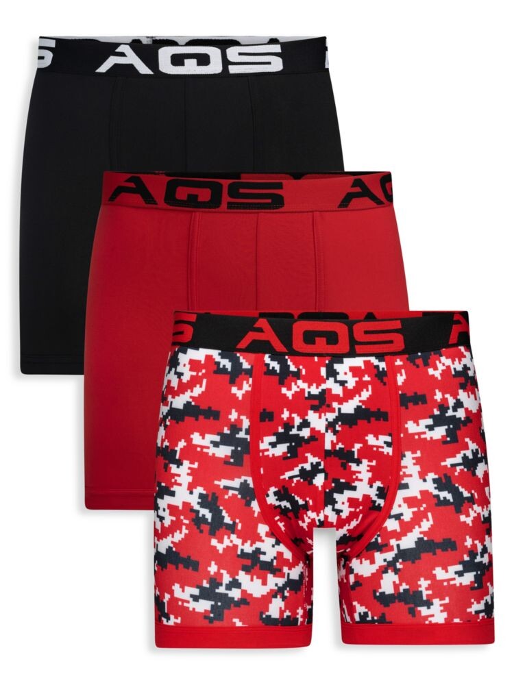 Комплект из трех трусов-боксеров в ассортименте Aqs, цвет Multi
Комплект из трех трусов-боксеров в ассортименте Aqs, цвет Multi