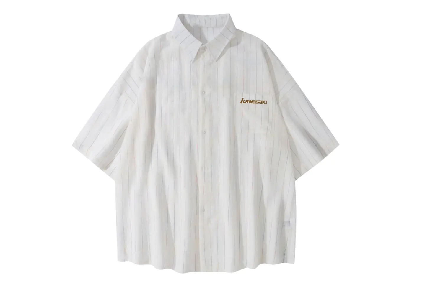 Рубашка унисекс Kawasaki, белый
Рубашка унисекс Kawasaki, белый