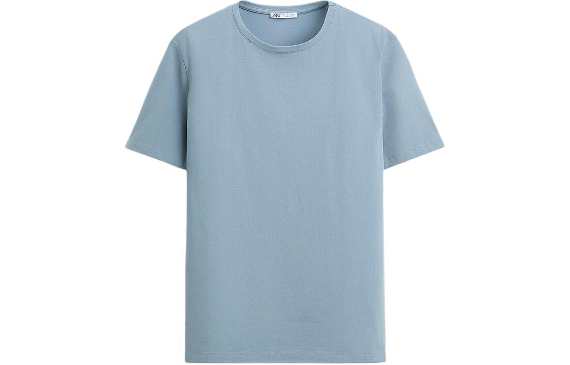 Футболка мужская синяя Zara, синий 
Футболка мужская синяя Zara, синий