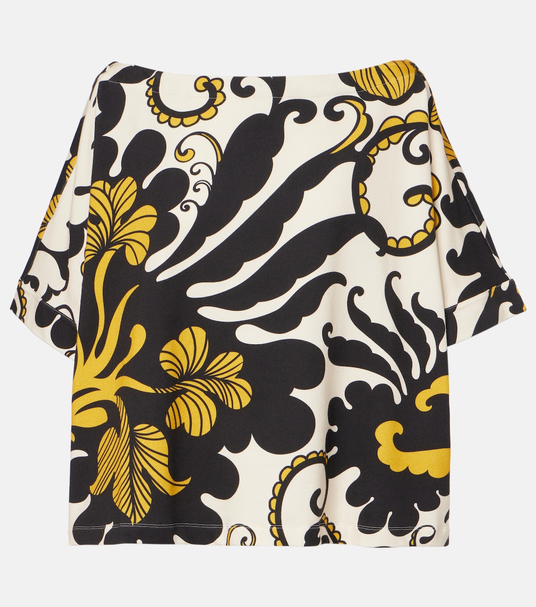 Топ из хлопкового смесового флиса с принтом Медитация La DoubleJ, Marea
Топ из хлопкового смесового флиса с принтом Медитация La DoubleJ, Marea