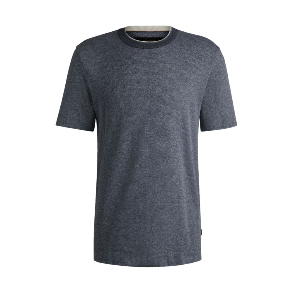 Футболка прямого кроя из хлопка и шелка BOSS, темно-синий
Футболка прямого кроя из хлопка и шелка BOSS, темно-синий