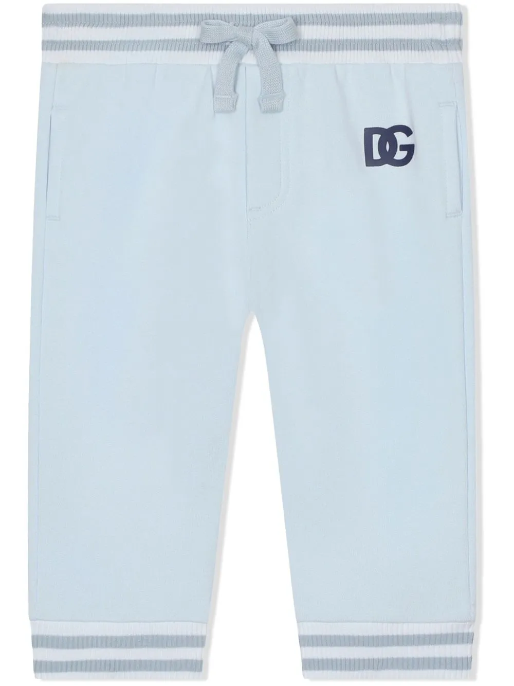 Спортивные брюки с вышитым логотипом Dolce & Gabbana Kids, синий
Спортивные брюки с вышитым логотипом Dolce & Gabbana Kids, синий