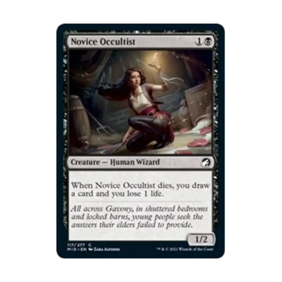 CCG Начинающий оккультист (К), MTG - Innistrad - Midnight Hunt
CCG Начинающий оккультист (К), MTG - Innistrad - Midnight Hunt