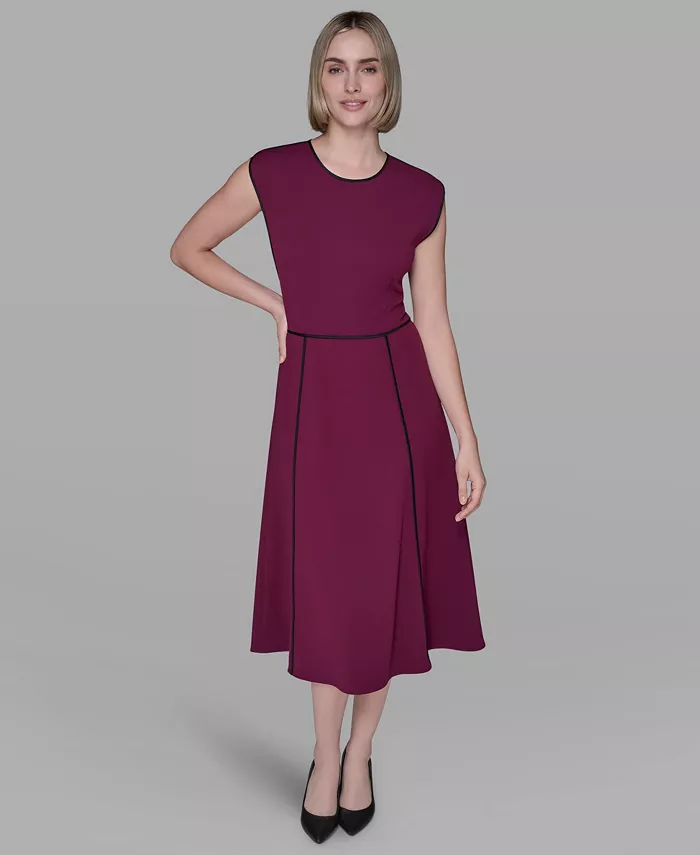 Женское платье с кантом, облегающее и расклешенное KARL LAGERFELD PARIS, красный
Женское платье с кантом, облегающее и расклешенное KARL LAGERFELD PARIS, красный