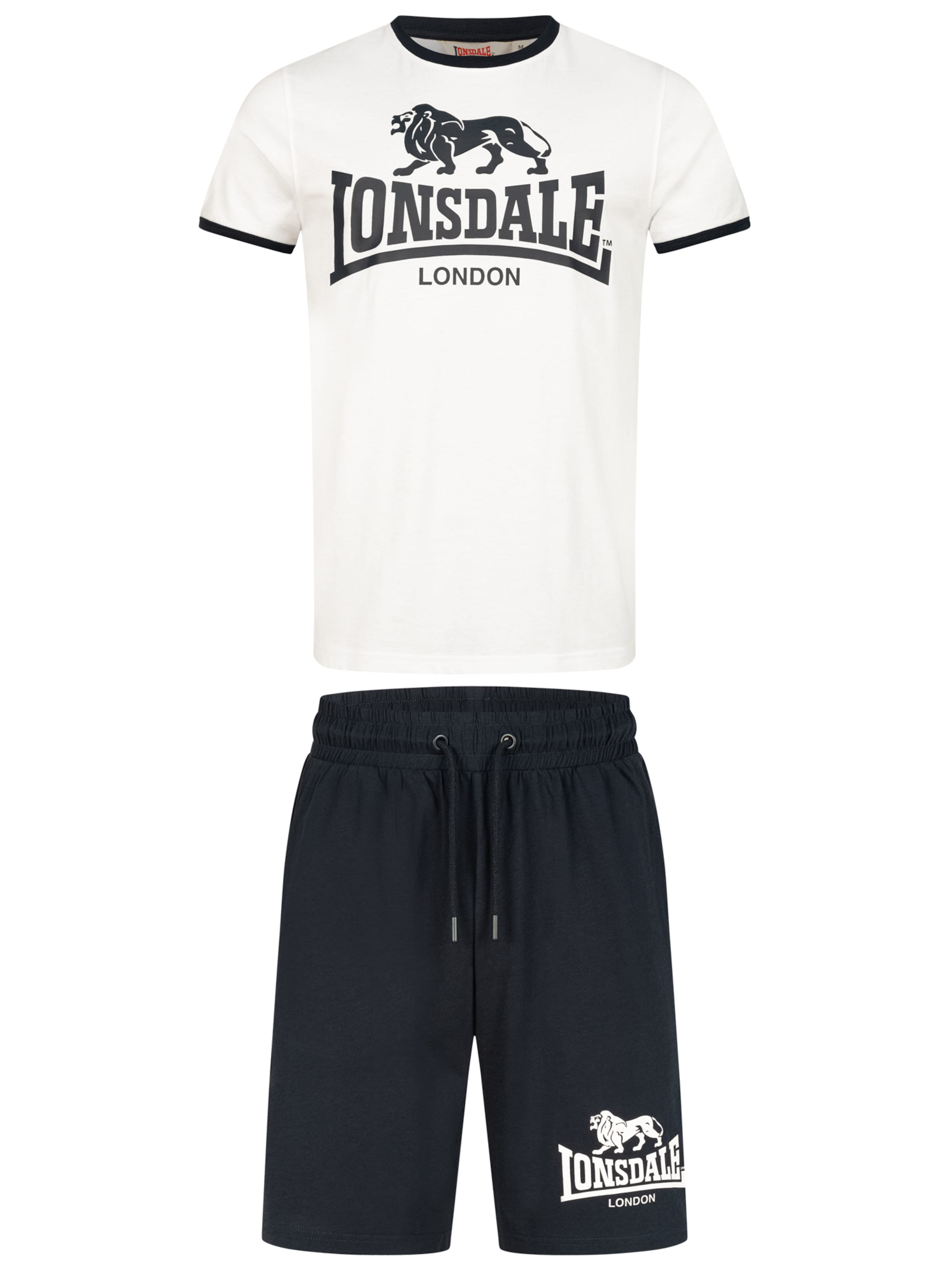 LONSDALE Спортивный костюм 'MAIST' в черном и белом цветах
LONSDALE Спортивный костюм 'MAIST' в черном и белом цветах