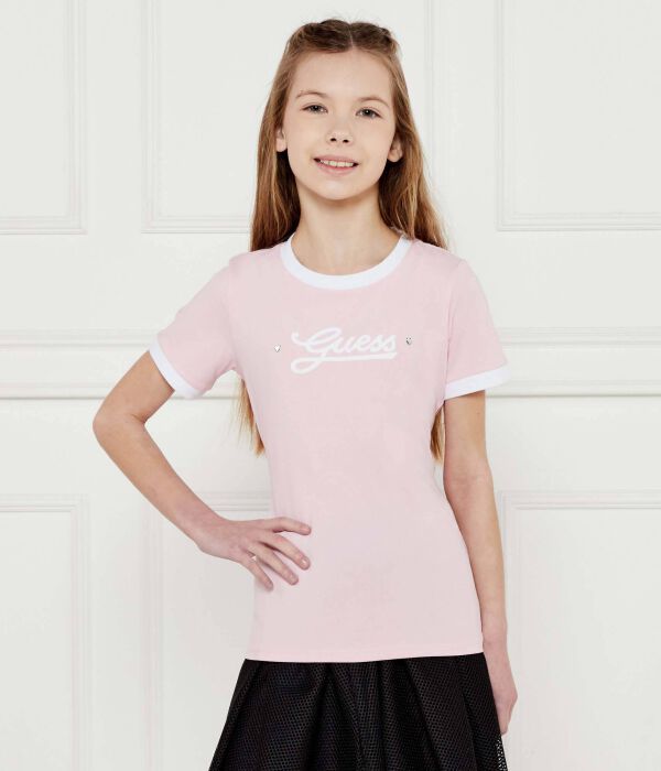 Футболка Guess Regular Fit, светло-розовый / белый
Футболка Guess Regular Fit, светло-розовый / белый