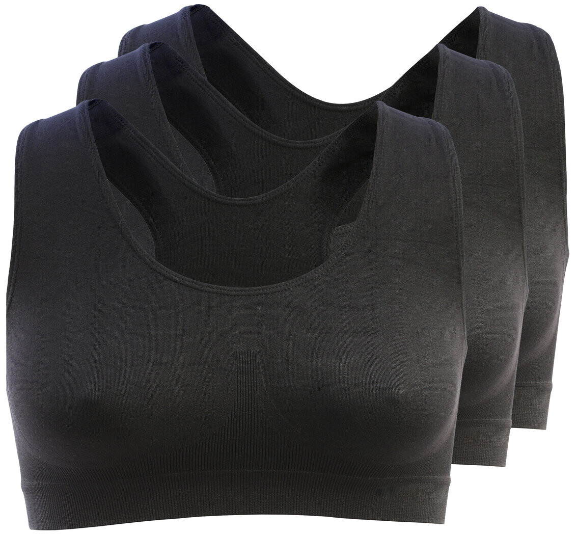 Бюстье Yenita Seamless 3er Set Wohlfühl BH, черный
Бюстье Yenita Seamless 3er Set Wohlfühl BH, черный