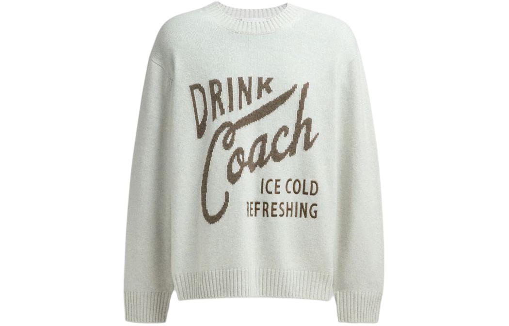 COACH Свитер SS24 мужской бежевый blue
COACH Свитер SS24 мужской бежевый blue