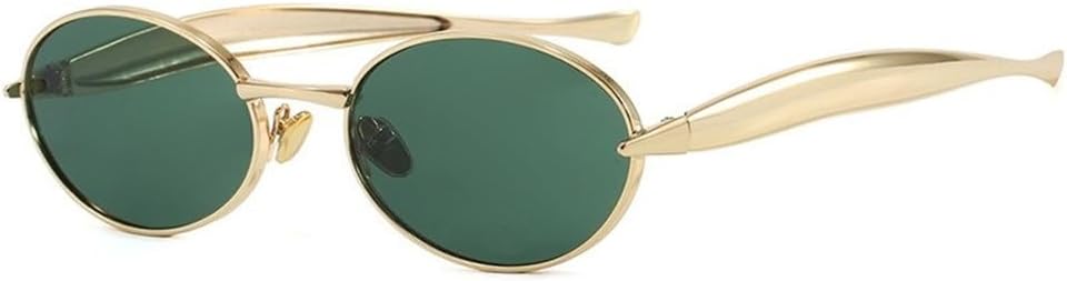 Ретро металлические маленькие круглые солнцезащитные очки для женщин, модные солнцезащитные очки в маленькой оправе, стильные очки для женщин и мужчин UJNHGQ, Gold Green
Ретро металлические маленькие круглые солнцезащитные очки для женщин, модные солнцезащитные очки в маленькой оправе, стильные очки для женщин и мужчин UJNHGQ, Gold Green