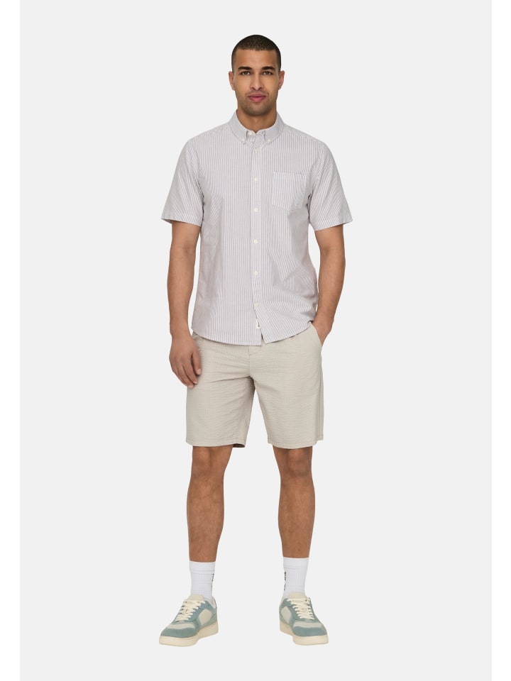 Тканевые шорты Only&Sons, светло-серый
Тканевые шорты Only&Sons, светло-серый