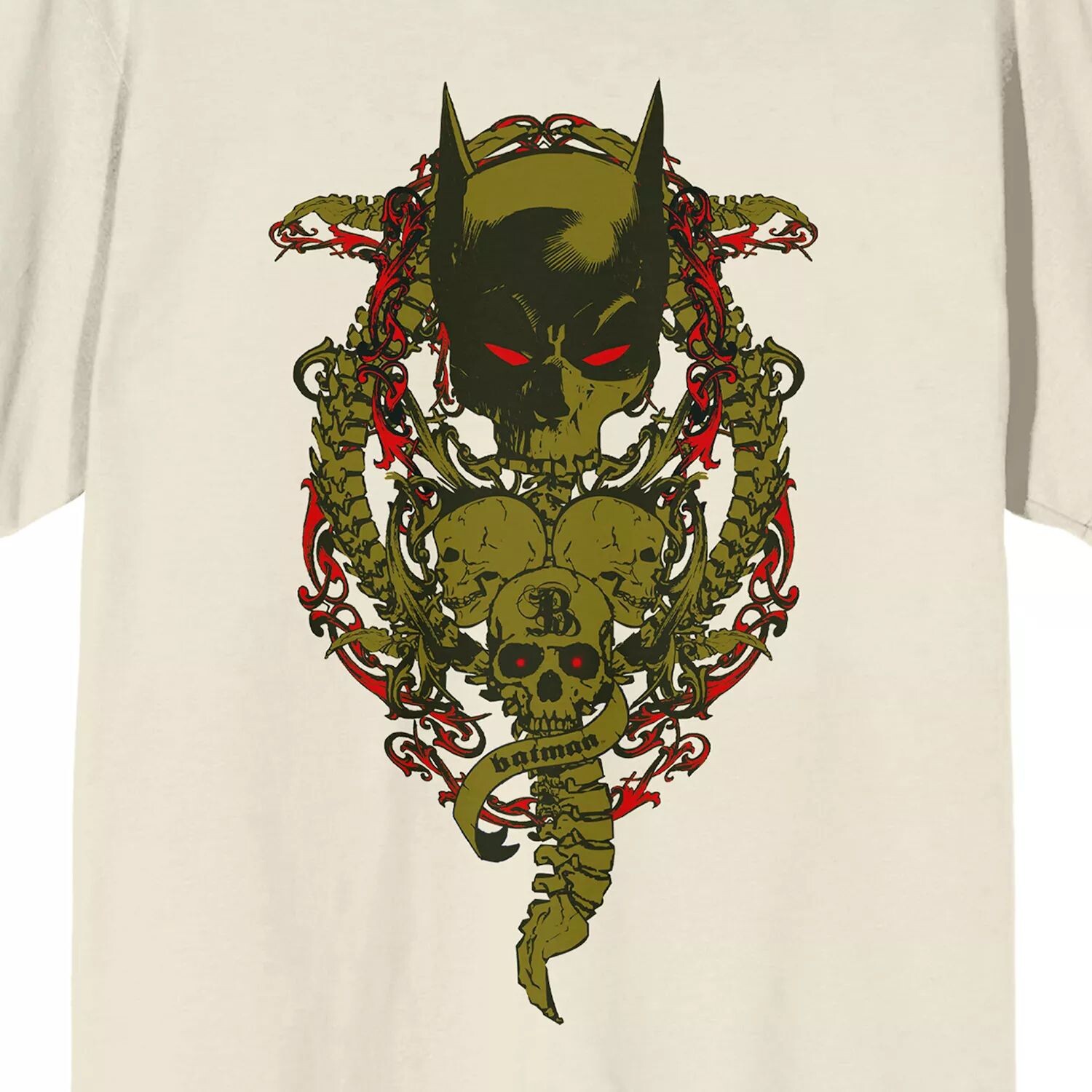 Мужская маска летучей мыши Бэтмена с футболкой с черепом Licensed Character
Мужская маска летучей мыши Бэтмена с футболкой с черепом Licensed Character