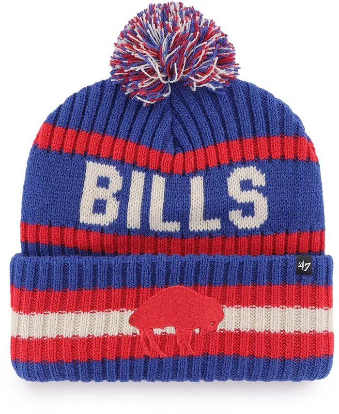Мужская вязаная шапка Royal Buffalo Bills Legacy Bering с манжетой и помпоном '47 Brand
Мужская вязаная шапка Royal Buffalo Bills Legacy Bering с манжетой и помпоном '47 Brand