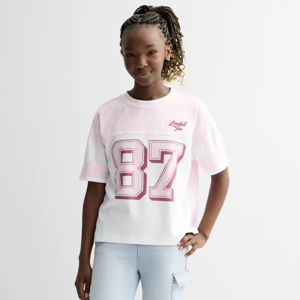 Футболка с графическим принтом для девочек 7-16 лет Limited Too, розовый
Футболка с графическим принтом для девочек 7-16 лет Limited Too, розовый
