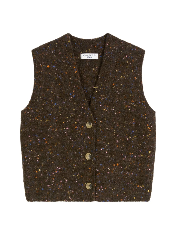 Marc O'Polo DENIM Кардиган без рукавов из букле, стандартный размер, цвет черный эспрессо
Marc O'Polo DENIM Кардиган без рукавов из букле, стандартный размер, цвет черный эспрессо