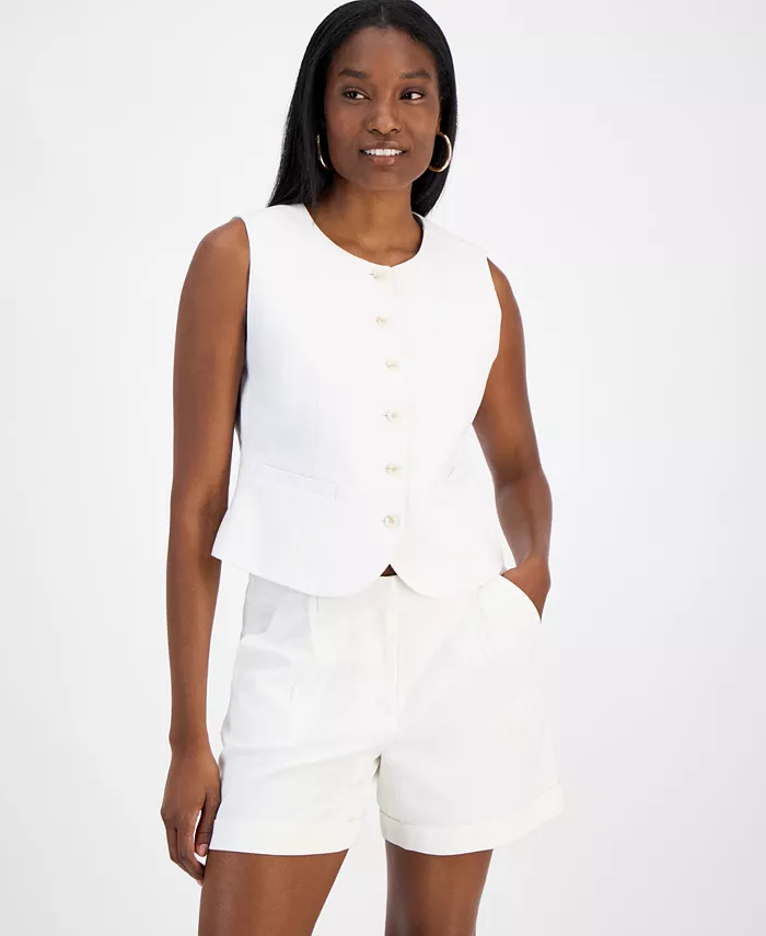 Женский жилет на пуговицах Bar III, белый
Женский жилет на пуговицах Bar III, белый