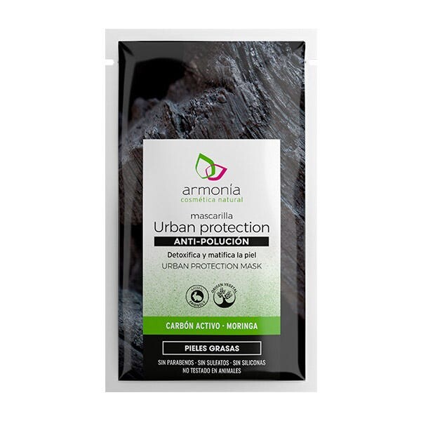 Маска с активным углем Urban Protection 1 шт Armonia
Маска с активным углем Urban Protection 1 шт Armonia