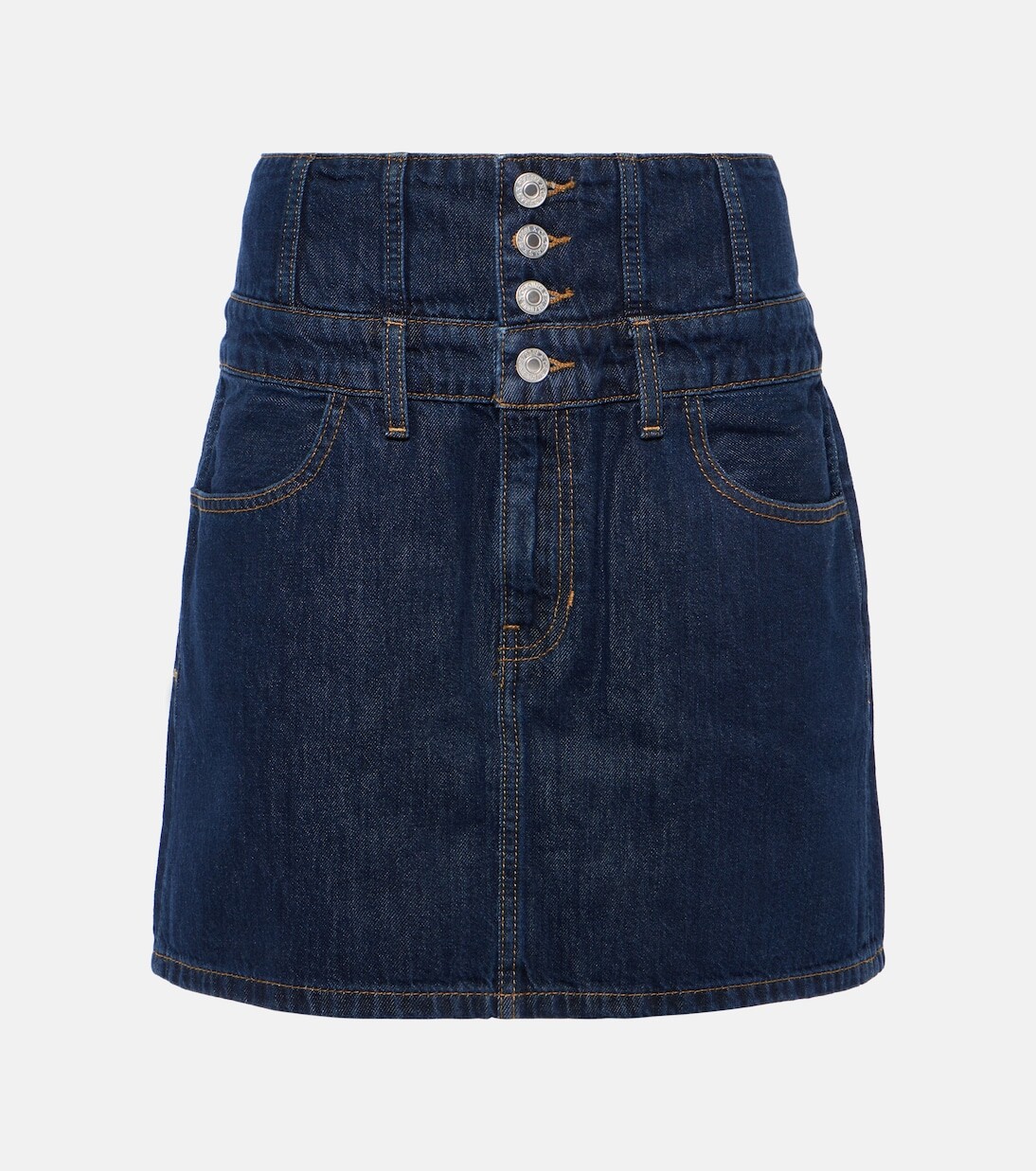 Джинсовая мини-юбка с завышенной талией и корсетом Re/Done, синий
Джинсовая мини-юбка с завышенной талией и корсетом Re/Done, синий