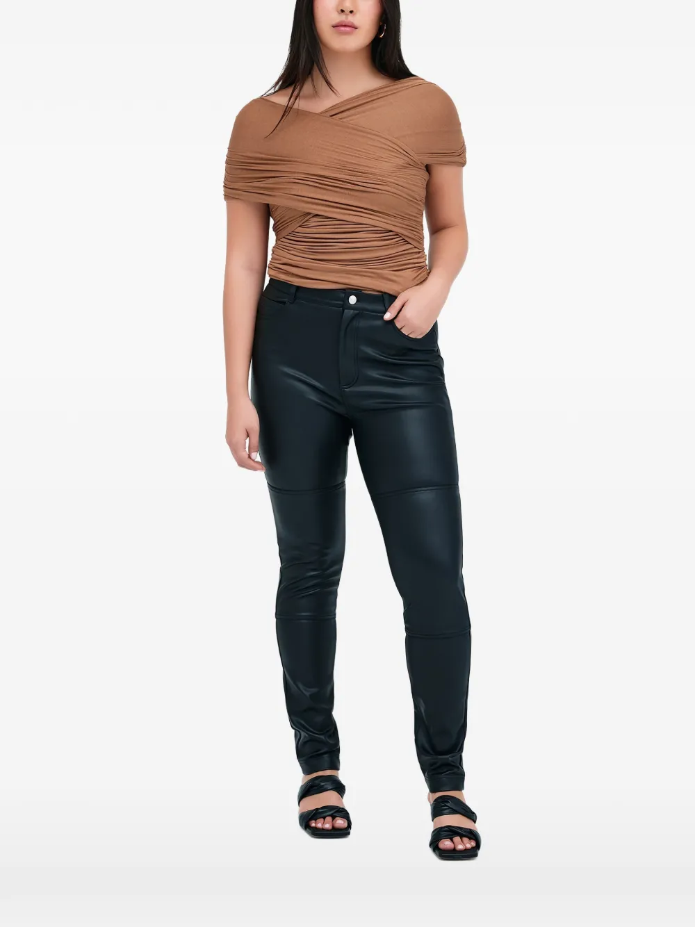 Топ Alyssa с ремешками Marcella, коричневый
Топ Alyssa с ремешками Marcella, коричневый