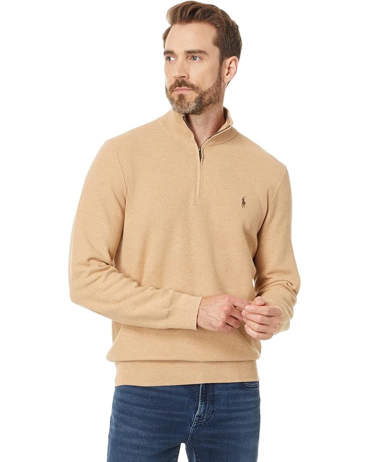 Свитер Polo Ralph Lauren Mesh-Knit Cotton 1/4 Zip Sweater, цвет Camel Melange
Свитер Polo Ralph Lauren Mesh-Knit Cotton 1/4 Zip Sweater, цвет Camel Melange