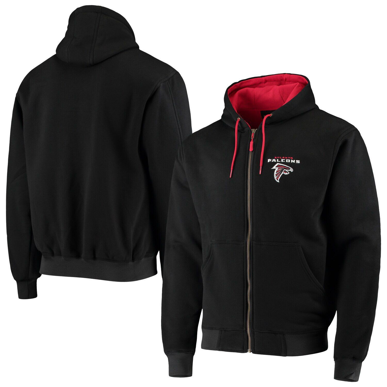 Мужская толстовка с молнией во всю длину на термоподкладке Dunbrooke Black Atlanta Falcons Craftsman
Мужская толстовка с молнией во всю длину на термоподкладке Dunbrooke Black Atlanta Falcons Craftsman