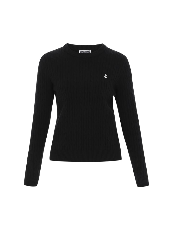 Женский свитер черного цвета DreiMaster Maritim
Женский свитер черного цвета DreiMaster Maritim